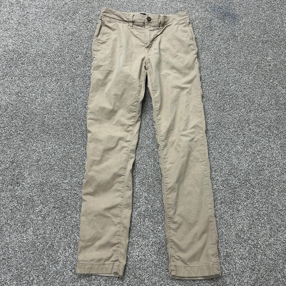 American Eagle Outfitters Extreme Flex Pants Mens 28x32 Beige Slim Straight